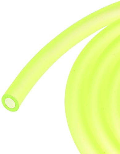 DMiotech 1 Paquet 3/16-in x 5/16-in 3,3 ft Jaune Essence Carburant Conduite Tuyau pour Pelouse Tondeuse Ficelle Coupe-bordures Tronçonneuses Souffleurs Petit Moteur