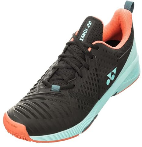 YONEX Herren Sonicage 3 Cly Tennisschuhe Sandplatzschuh Schwarz - 46