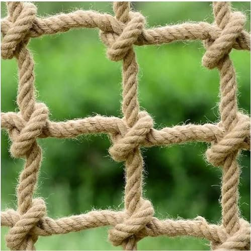 WXF86djl Kletternetz für Kinder Outdoor-Kletternetze for Kleinkinder, Frachtseilleiternetze, die Spaß auf Spielplätzen Machen(4 * 4m(12.12 * 12.12ft))