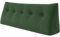 chilly pilley® Stützkissen Cord Rückenkissen Lesekissen Bettkissen Wandkissen Keilkissen Bettstützkissen viele Farben, 100x50x20 (Dunkelgrün)