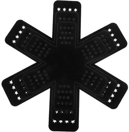 Cabilock 3 Piezas Tapa Le Lámina Sartenes Verde Separadores Aire Divisores Protectores De Ollas para Apilar Cacerola Protector contra Salpicaduras De Aceite De Cocina Estera No Grey Sintió