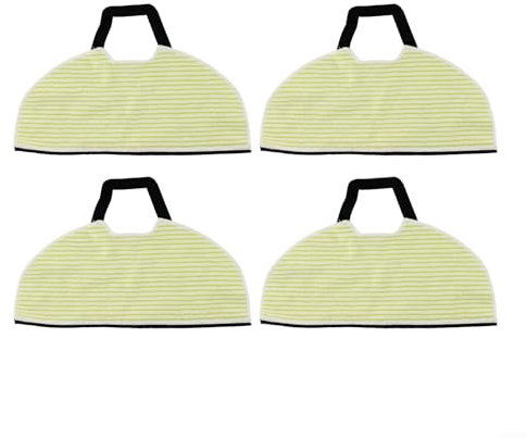 Lot de 4 accessoires de rechange pour aspirateur Shark RV Series AI pour aspirateur Ultra 2 en 1 comprenant des serpillères