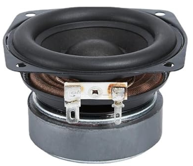 THINCAN 3 Inch 4 Ohm 15W Dynamic Speaker, Full Range Loudspeaker Driver for DIY Audio, Guitar Amplifier, Replacement Speaker, Home Theater Projects