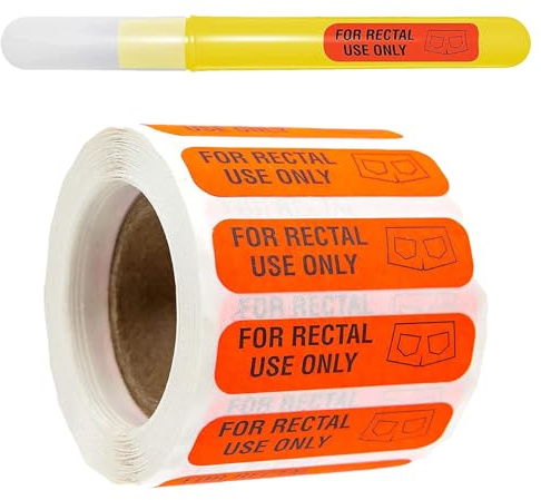 Use Only Stickers Permanent - Roll Of Rectal StickerSs Permanent | Labels Fluorescent Paper For Rectal Use Only Funny Gag Stickers For Adults Waterproof