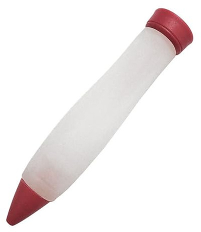 Durabl - Penna per decorare dolci, in silicone, strumento per glassare e scrivere, con punte per tubazioni, kit per torte al cioccolato, marmellata, pasticceria, decorazione fai da te