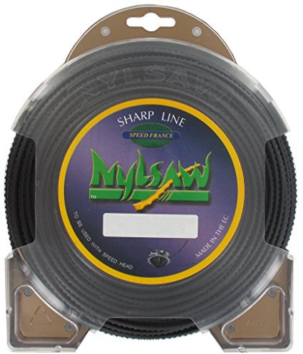 NYLSAW - Fil Nylon - Ø 4,0mm - L 21m - Fil Haute Performance - Profil en Forme de Lame Dentelée - Coupe Nette Et Précise - Efficace Sur Tous Types De Terrains