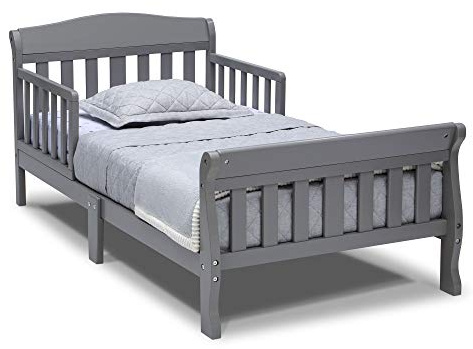 Delta Children Canton Toddler Bed, Greenguard Gold Certified, Grey