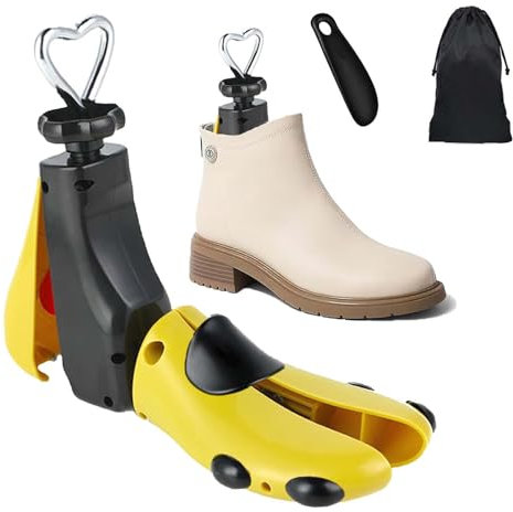 Halcent Embauchoirs à Chaussures Homme Femme Embauchoirs à Bottes, Plastique Ecarteur Chaussure Agrandisseur Embochoire Chaussure pour Homme Femme, Paquet de 1, 37-43