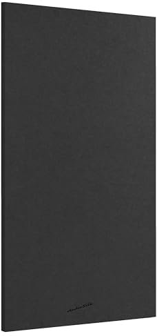 AudioSilk Acoustic Panel, Large, 116 x 58cm, Black