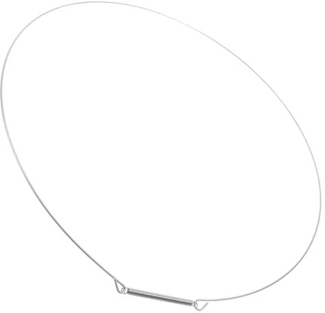 DIYEAH Washing Machine Door Seal Gasket 33cm Stainless Steel Retaining Ring Replacement Clamp Spring Fastener for Front Load Washer Repair