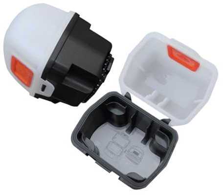CORHAD 2pcs Portable Plastic Headlamp Gear Box Set, Sturdy Headlight Storage Case Resistant to Damage, for Hiking and Outdoor Camping Adventure Protection
