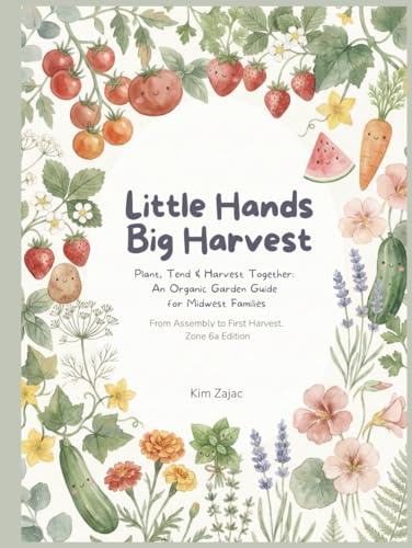 Little Hands, Big Harvest: A Weekend-Ready Organic Garden Guide for Parents & Kids in the Midwest (Little Hands Book Series)