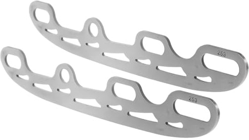 TOYANDONA Cuchillas de Repuesto para Patines de Hockey sobre Hielo, Acero Inoxidable, Tamaño Pequeño 220 Mm, Cuchillas Duraderas para Zapatos de Patinaje y Uso Deportivo