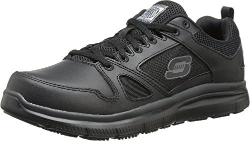 Skechers Flex Advantage sr arbetssko för män, Svart, 45 EU