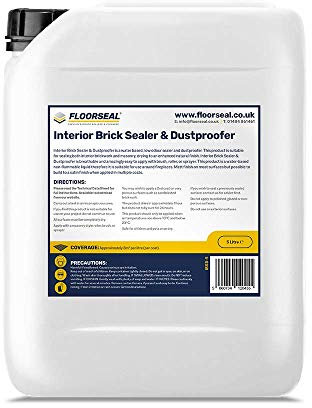 Interior Brick Sealer & Dustproofer - Seal, Dustproof & Protect Interior Brick & Masonry (5 Litre)