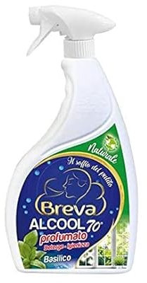 ALCOOL 70° DENATURATO PROFUMATO BASILICO 600 ML (1)