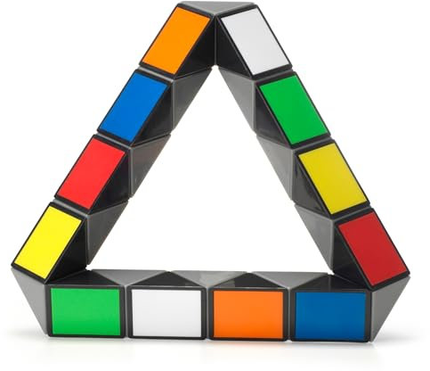 Rubik’s Twist, Colourful Fidget 3D Puzzle Toy, Bend and Twist into Shapes, Objects and Animals
