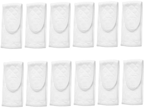 TOVINANNA 12St neugeborene nabelschnur halstuch halstücher Bauchbinde -Nabelgürtel Bauchnabelgürtel für Babys neugeborenes bauchband Baumwolle Weiß
