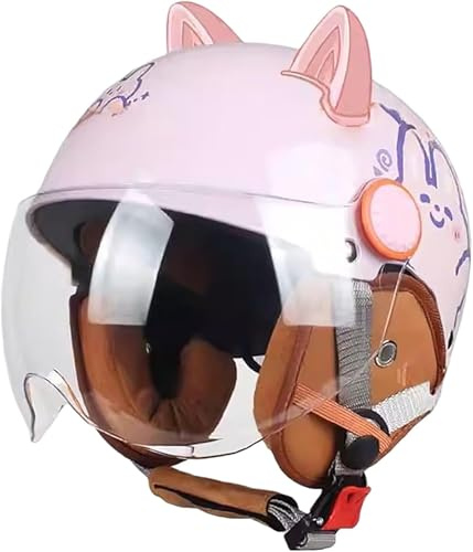 Motocross-Helm Für Kinder, Motorradhelm Für Kinder, Jungen & Mädchen, Fahrrad, Roller, Outdoor-Sport, Sonnenblende, Geschenk, Für 3-10 Jahre Alt,48-56Cm H,48~56cm