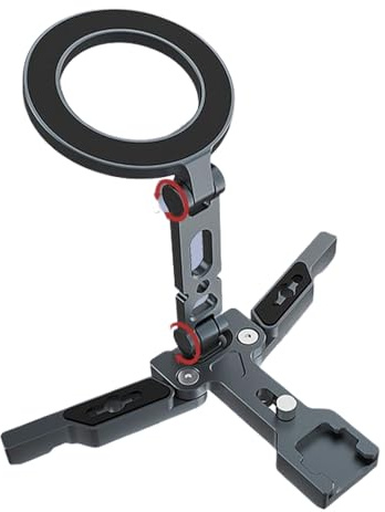 doyandader magnetisk mobilstativ – magnetisk mobiltelefon skrivbord stativ | 360 graders vridbar mobiltelefonhållare för äventyr utomhus fotografering affärsresa skrivbord bil