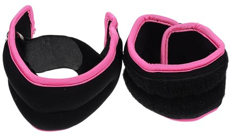 ORFOFE Bandes Lestées pour Chevilles Réglables 1 Kg en Tissu Doux et Réfléchissant Bracelets de Fitness Ultra-Fins pour Entraînement Course Garçon et Filles et Adultes