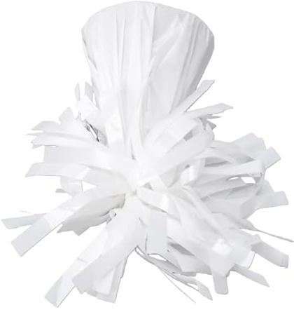 ZJchao Tunga Ballongvikter Ballongankare 6st 140g Återanvändbara Aluminiumfolievikter med Dold Ringspänne för Bröllopsfestdekorationer (vit)