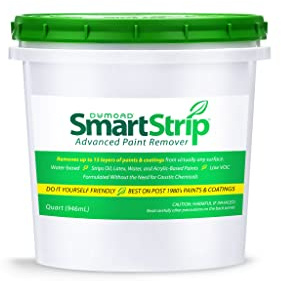 Smart Strip Advanced Paint Remover, for Removal of Acrylic, Latex, Oil & Water-Based Coatings, Non-Caustic Formula, Indoor/Outdoor, Contractor & DIY Friendly, 1 Gallon