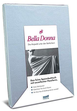 Formesse Spannbettlaken Bella Donna Jersey für Matratzen & Wasserbett 90-190 x 100-220 cm in Hellblau