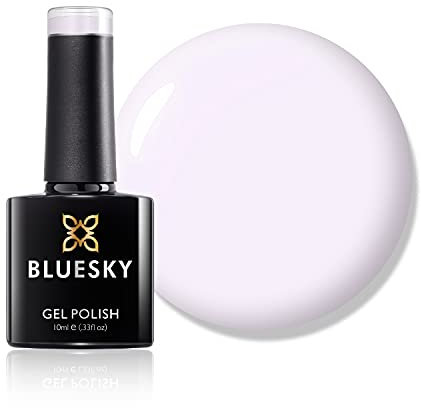 Bluesky Gel Nail Polish, Clear Pink 80523, Baby Pink, French, French Manicure, Lemonade, Light, Pink, Long Lasting, Chip Resistant, 10 ml (Requires Drying Under UV LED Lamp)