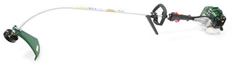 Webb WELT26 26cc Curved Shaft, 2-Stroke Petrol Tap Head Line Trimmer with Anti-Vibration Loop Handle and Twin Bump Line Feed - 3 Year Guarantee