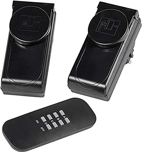 Vivanco 37671 Intelligente Steckdose, Schwarz, 1000 W, intelligente Steckdosen (kabellos, 433,92 MHz, innen, schwarz, 25 m, IP44)