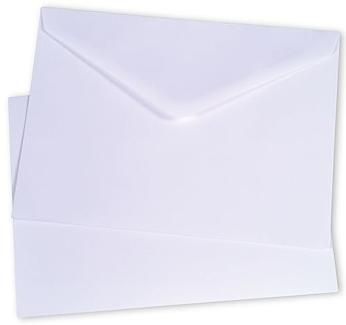 BCreativetolearn C5 White Envelopes for A5 Cards Diamond Gummed Self Seal Pack of 30 100gsm Postal Envelopes (229mm x 162mm) for Invitations, Birthday Cards, Letters & Favors