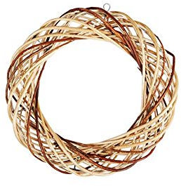 FloristryWarehouse Vostok Natural Willow Wreath Base Two Tone 30cm/12 Inches