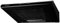 Concept OPP1060bc Dunstabzugshaube 60cm mit Beleuchtung und 3 Leistungsstufen Unterbauhaube 175 m3 Abluft/Umluft-Funktion Black