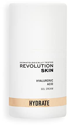 Revolution Skincare London Hyaluronsäure-Gel-Creme, leicht, feuchtigkeitsspendend, reduziert feine Linien, 50 ml
