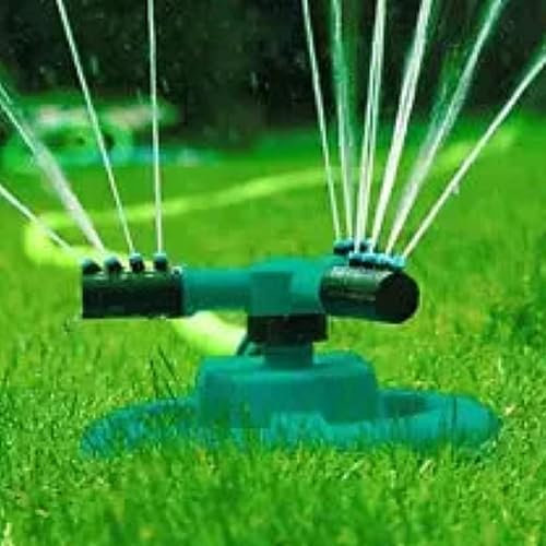 Garden Sprinkler with 3 Rotating Arms for Large Outdoor Areas