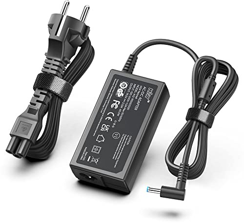 HKY Alimentatore 65W Caricatore Portatile per HP Chromebook 14 serie, Pavilion 15, EliteBook Notebook Computer Caricabatterie 45W 19.5V 2.31A per HP Pavilion 11 13 15 240 250 255, 741727-001