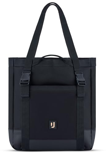 Johnny Urban Shopper Tasche Damen & Herren Schwarz - Jessy - Tote Bag mit Picknickdecke - Multifunktionale Schultertasche für Festival, Strand, Urlaub - Wasserabweisend