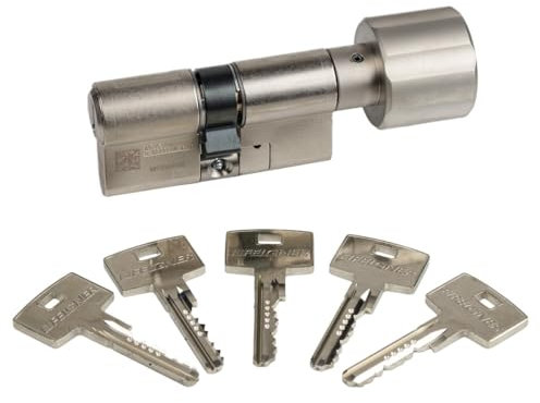 ABUS MAGTEC 2500 Knaufzylinder 30 | 35K | Magnet-Technologie | Höchster Kopierschutz | Pickingschutz Bohrschutz Ziehschutz | Patentschutz bis 2038 | 5 Schlüssel + Sicherungskarte | Gleichschließend