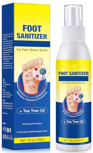Tea tree Oil Foot Spray for Smelly Feet - Shoe Spray Controls Foot Odor