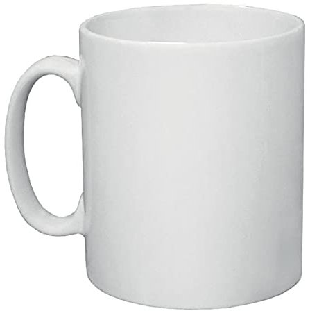 Ten Mug tazza in ceramica bianca cod.EL1717 cm 8x8x9,5h by Varotto & Co.