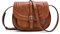 AFKOMST Umhängetasche Damen Klein, Frauen PU Leder Schultertaschen, Handtasche Damen, mit Verstellbar Abnehmbar Schultergurt…