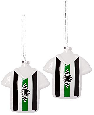 Borussia Mönchengladbach Christbaumkugeln Retro 2er Set | Offizieller Fanartikel