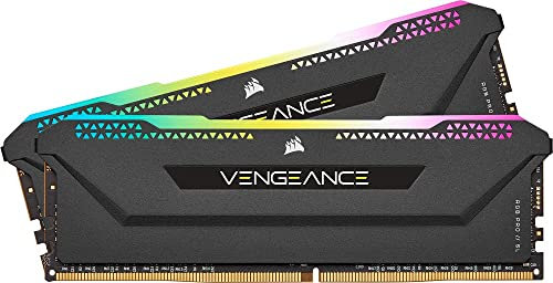 Corsair VENGEANCE RGB PRO SL 16GB (2x8GB) DDR4 3600 (PC4-28800) C18 1.35V Optimized for AMD Ryzen - Mehrfarbig
