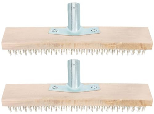 Milisten 2 Stücke Rost Reinigung Pinsel Draht Besen Für Beton Deck Draht Boden Pinsel