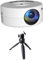Osmond Mini LED Home Media Player Audio Portable Projector with Stand, USB Projection, Same Screen Mirror, Easy to Use - 100 Inch Projection, 1500 Lumens, 30000 Hours Lamp Life