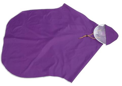 LIFKOME Fahrradregenmantel Poncho Aus Oxford Gewebe Und PVC Winddicht Reißfest Unisex Einheitsgröße Mit Kapuze Für E-Roller Camping Outdoor