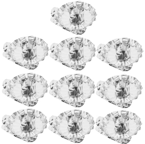 Cabilock 10pezzi Clip Per Portacandele Natalizio in Metallo Clip Per Candele Decorative Per Albero Di Natale Per Portacandele Per Feste Di Natale
