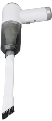 SUNGOOYUE Aspirateur de Voiture Portable, Aspirateur à Main sans Fil Compact 120 W avec Batterie Rechargeable à Double Fonction pour Une Utilisation au Bureau (White)