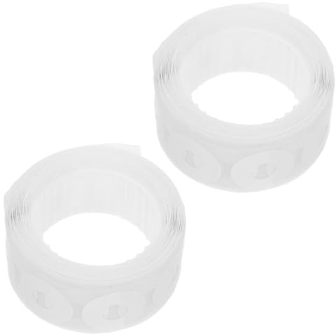 GLEAVI Renforts Adhésifs pour Trous Ronds Blancs 500 Pcs, Étiquettes Autocollantes Imperméables en Pvc Résistant, Anneaux de Protection pour Perforations, Bureau et École